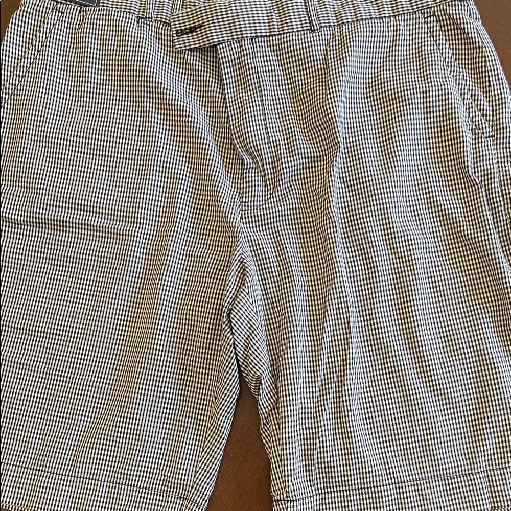 Polo by Ralph Lauren Black and White Patterned Shorts